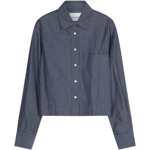Closed Blue Pinstriped Shirt