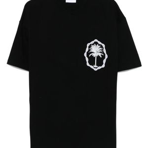 BLUE SKY INN Black Palm Logo T-Shirt for men