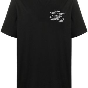 メンズ DIESEL スローガン Tシャツ ブラック