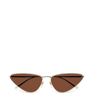 Saint Laurent Brown Cat-Eye Sunglasses