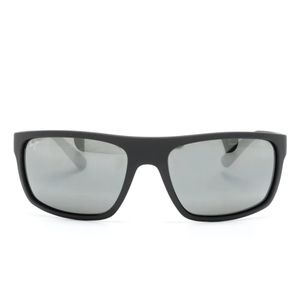 Maui Jim Grey Byron Bay Rectangle-Frame Sunglasses for men