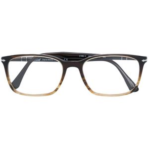 メンズ Persol レクタングル 眼鏡フレーム ブラック
