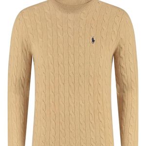 Polo Ralph Lauren Natural Cable-Knit Turtleneck Sweater for men