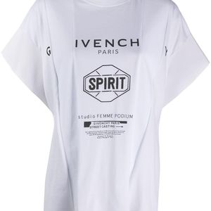 Givenchy Spirit プリント Tシャツ ホワイト