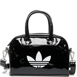 Adidas Black Mini Adicolor Bowling Logo Tote Bag