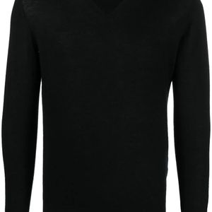 Fedeli Pullover Mit V-Ausschnitt in Schwarz für Herren