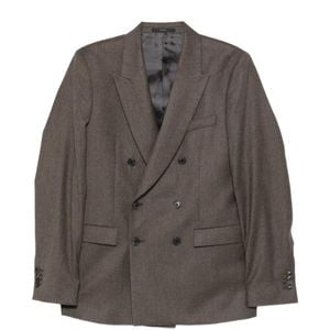 Paul Smith Grey Double-Breasted Peak-Lapels Blazer for men