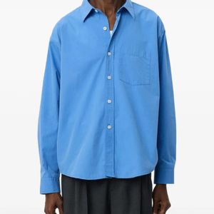 mfpen Blue Patch-Pocket Shirt for men
