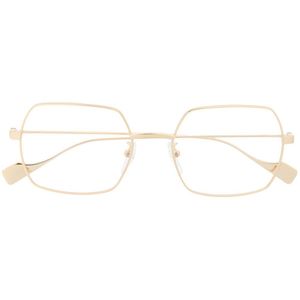 Balenciaga スクエア眼鏡フレーム メタリック