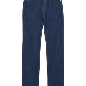 AMI Blue Raw Classic Fit Jeans for men