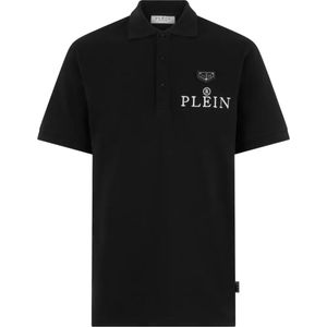 Philipp Plein Black Polo T-Shirt R for men