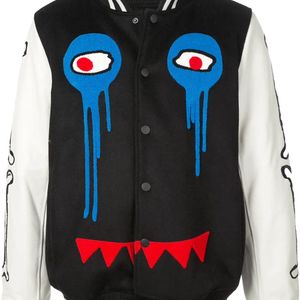 Haculla Blue I Have No Legs Varsity Bomber Jacket for men