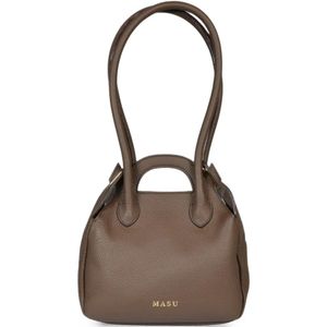 MASU Brown Leather Shoulder Bag for men
