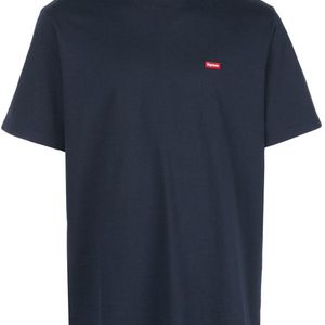 メンズ Supreme ロゴ Tシャツ ブルー