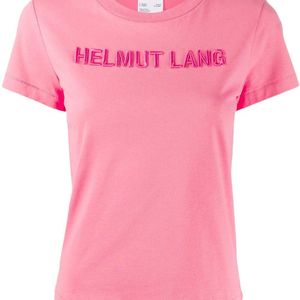 Helmut Lang ロゴ Tシャツ ピンク