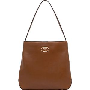 Joop! Brown Logo-Plaque Tote Bag