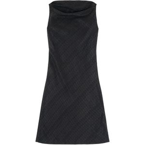 MM6 by Maison Margiela Black Jacquard Dress