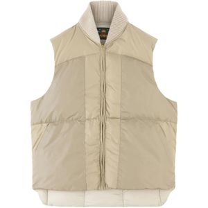 Fortela Natural Quilted-Pattern Gilet for men