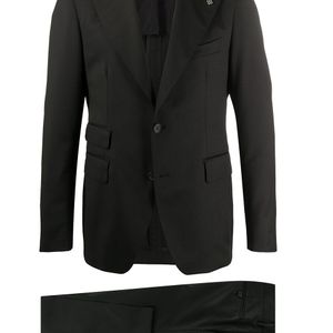 メンズ Tagliatore ツーピース スーツ ブラック