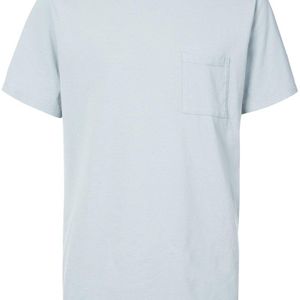 Saturdays NYC T-Shirt mit Brusttasche in Blau für Herren