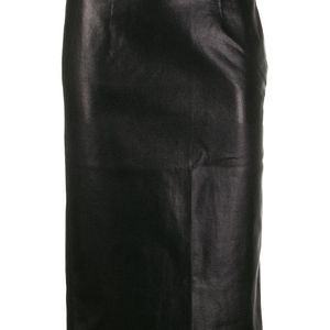 J Brand エコレザースカート ブラック