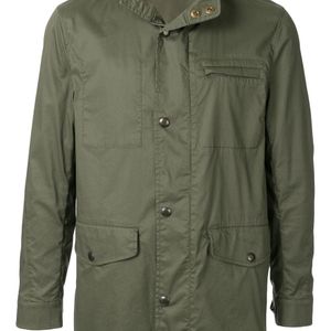 Kent & Curwen Military-Jacke mit Stehkragen in Grün für Herren