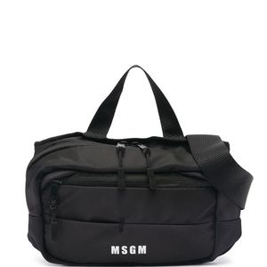 MSGM ロゴ ベルトバッグ ブラック