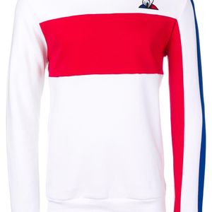 Le Coq Sportif Sweatshirt mit Logo-Stickerei in Weiß für Herren