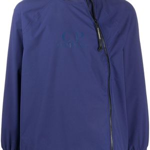 メンズ C P Company ロゴ スウェットシャツ ブルー