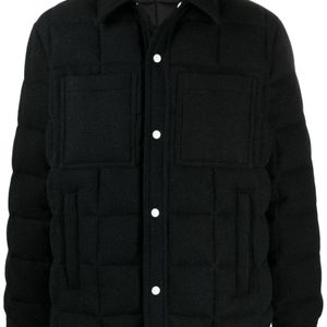 メンズ AMI パデッドジャケット ブラック