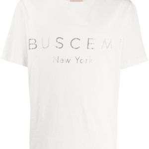 メンズ Buscemi ロゴ Tシャツ ホワイト