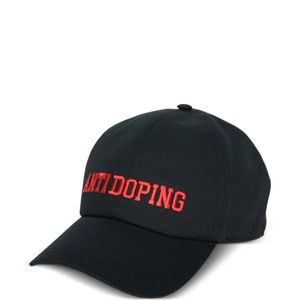 Gorra Bordada MSGM de hombre de color Negro
