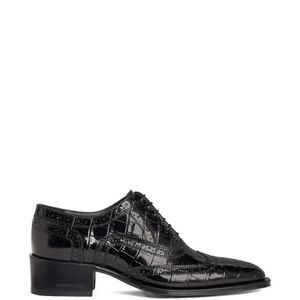 DSquared² Black Neoclassical Brogue Oxford Shoes for men