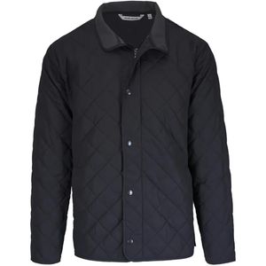 Peter Millar Blue Quilted Button Jacket for men