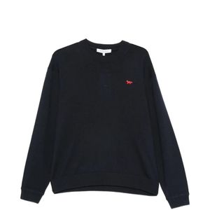 Maison Kitsuné Blue Fox Head-Patch Sweater for men