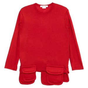 Comme des Garçons Red Wool Top