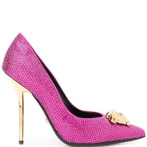 Versace メデューサ パンプス ピンク