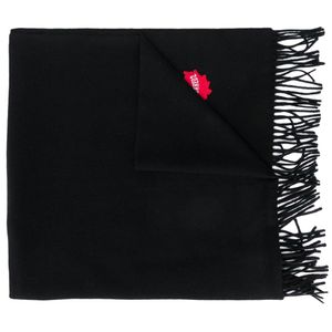 DSquared² ロゴ スカーフ ブラック
