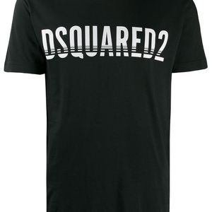 メンズ DSquared² ロゴ Tシャツ ブラック