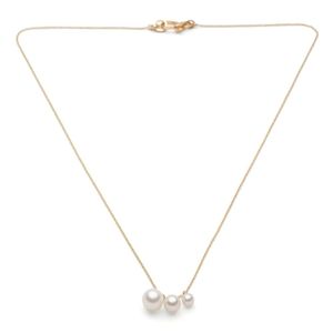 Sophie Bille Brahe White 14Kt Stella Pearl Pendant Necklace