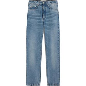 AMI Blue Imperial Cotton Patch Jeans