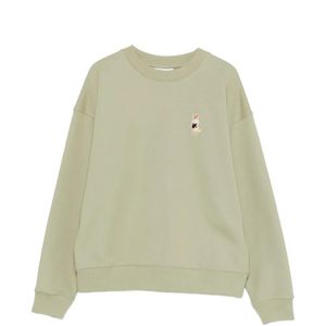 Maison Kitsuné Green Sweat À Broderie Renard