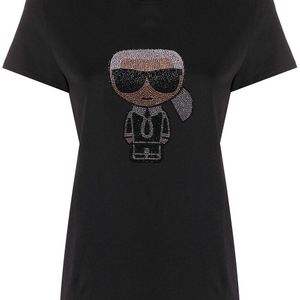 Karl Lagerfeld Ikonik Karl Tシャツ ブラック