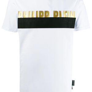 メンズ Philipp Plein ロゴ Tシャツ ホワイト