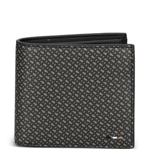Boss Black Patterned Wallet for men