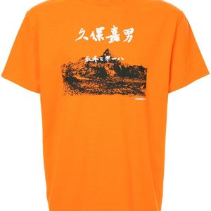 メンズ Yoshio Kubo プリント Tシャツ オレンジ