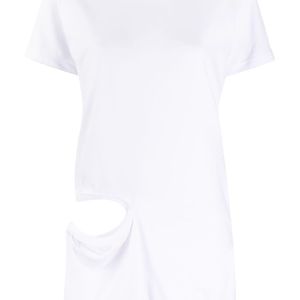 Comme des Garçons カットアウト Tシャツ ホワイト