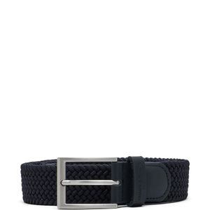 ARMANI EXCHANGE White Logo-Debossed Belt for men