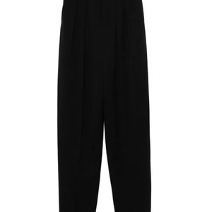 Saint Laurent Black Wide-Leg Pants