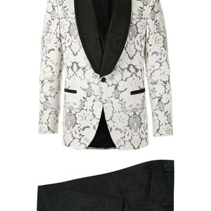メンズ Dolce & Gabbana ジャカード スーツ